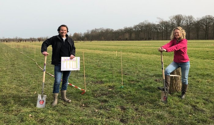 Jasper Folmer en Kaat Biesemans Hoogewijs - foto Babs Bouwman Nieuwsblad De Kaap