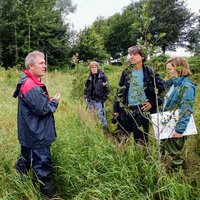 tijdens nulmeting voor het Topsectorenonderzoek in Voedselbos Schijndel