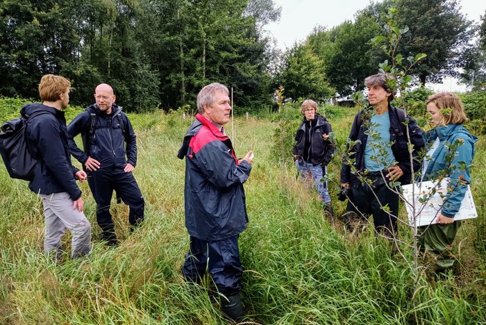 tijdens nulmeting voor het Topsectorenonderzoek in Voedselbos Schijndel